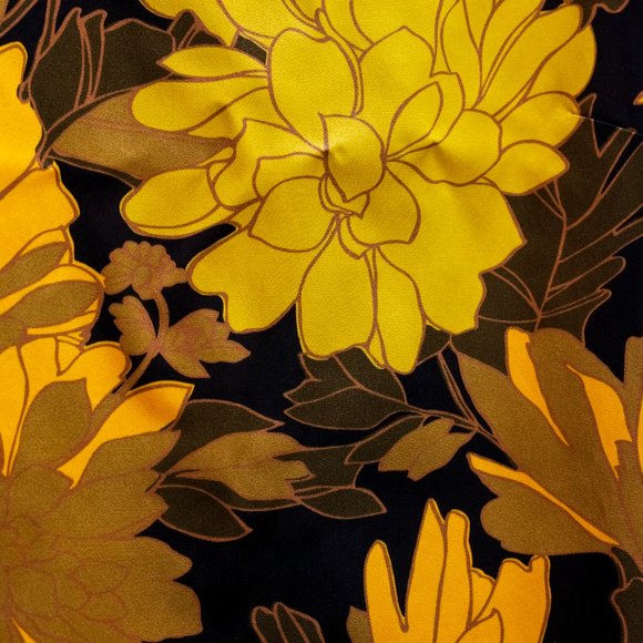 Dries Van Noten Black and Yellow Floral Blouse - Picture 7 of 9